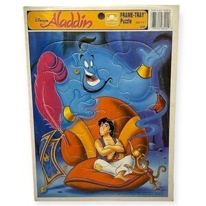Disney Vintage Aladdin Frame Tray Puzzle